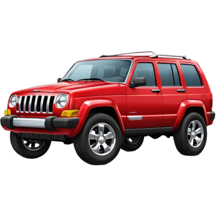 Jeep Cherokee red suv emoji
