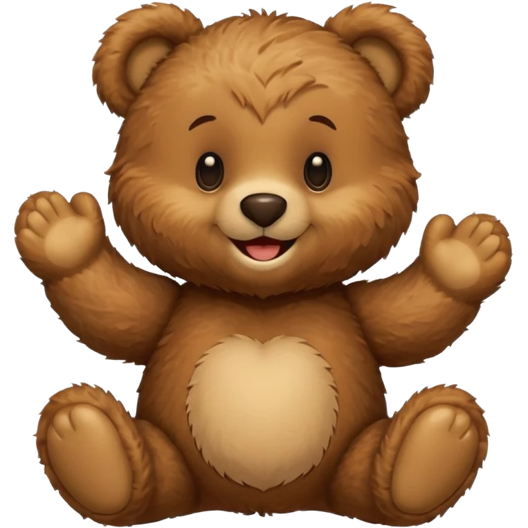 teddy bear saying yes emoji