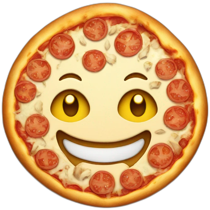 smile pizza emoji