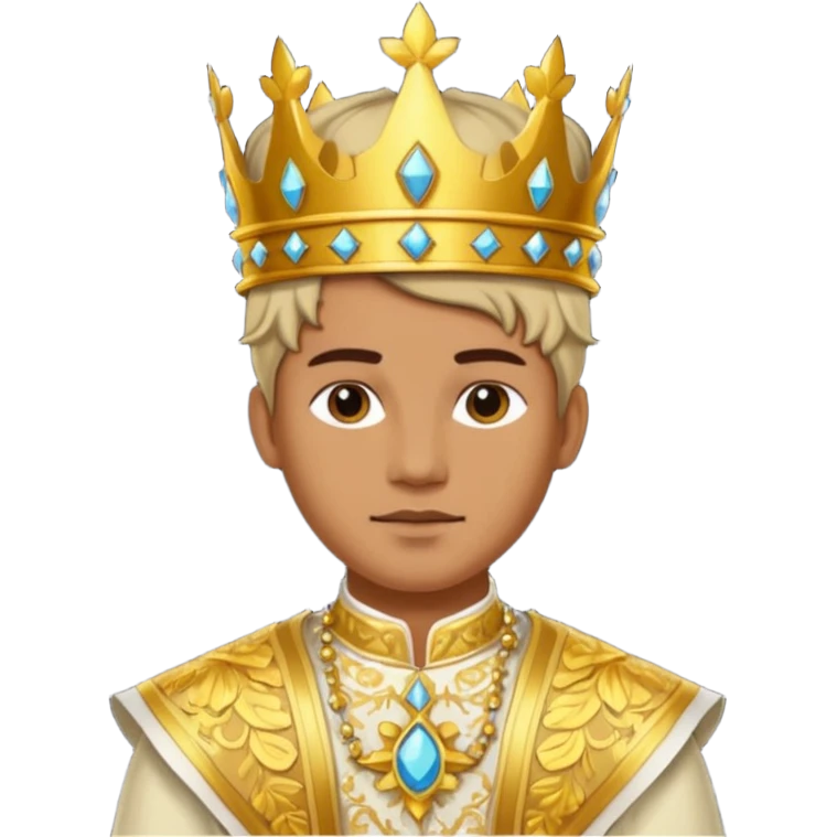 portrait of sun king emoji