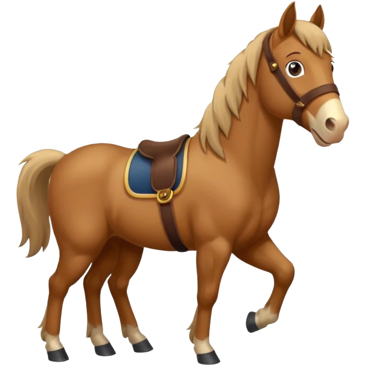 Happy horse emoji