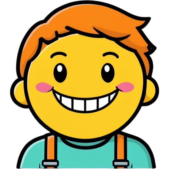 smiling face with braces emoji