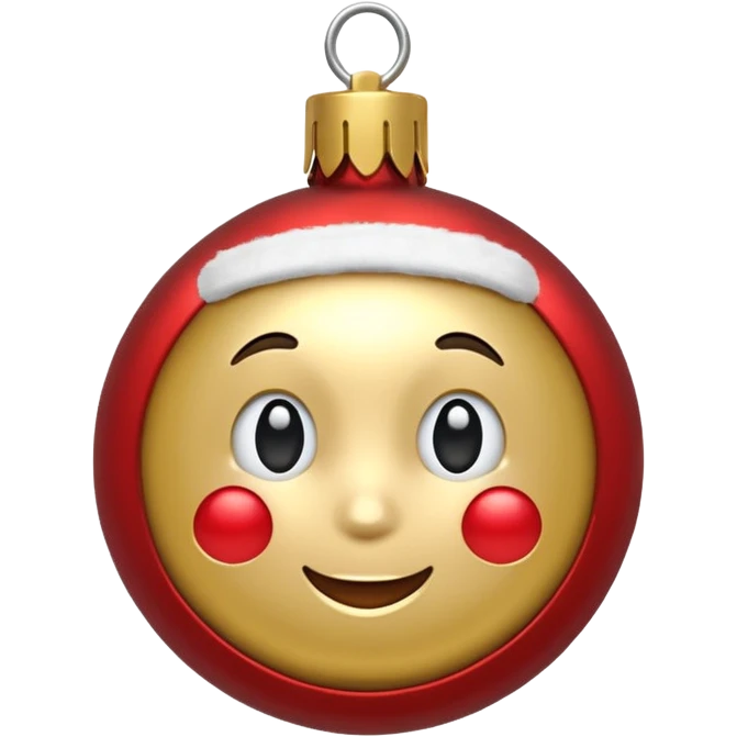 Christmas  gold   emoji