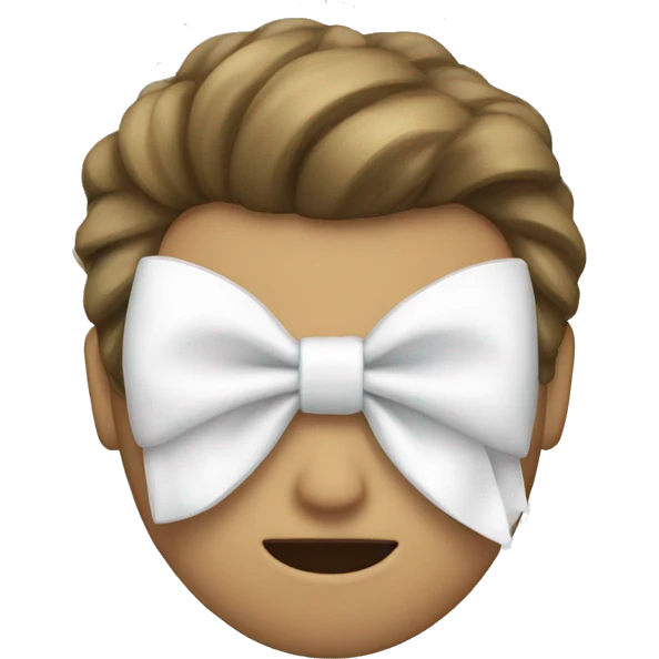 white bow emoji