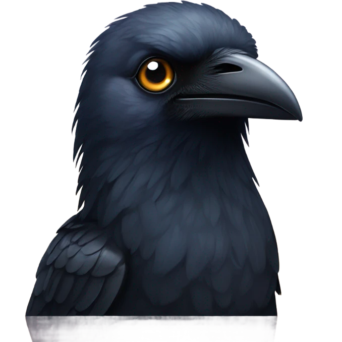 Crow emoji