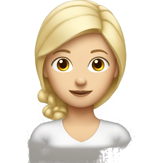 blonde pilates emoji