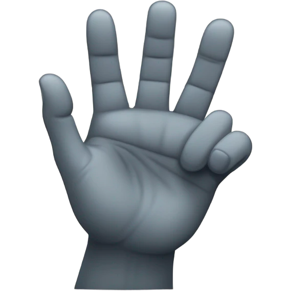 Rock on sign emoji
