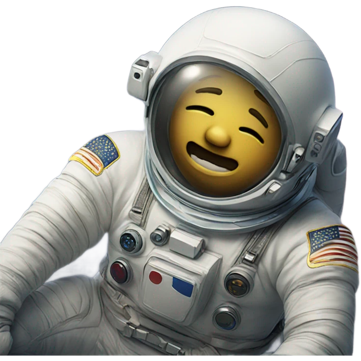 emoji astronaut crying emoji