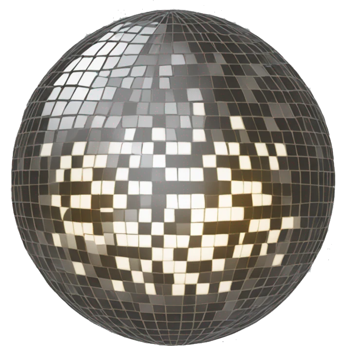 LED disco ball emoji
