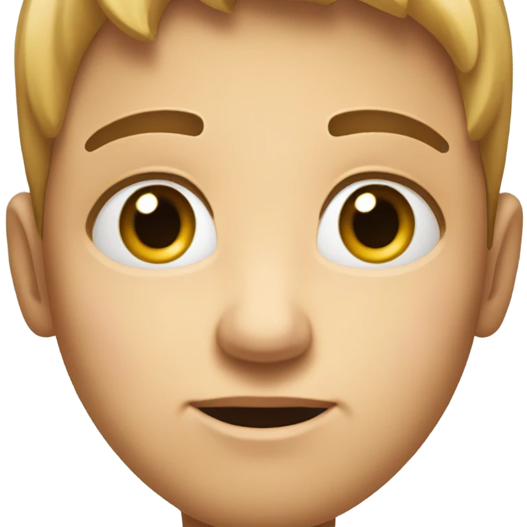 Eye brow raised emoji