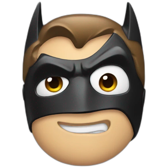 Batman hiding  emoji
