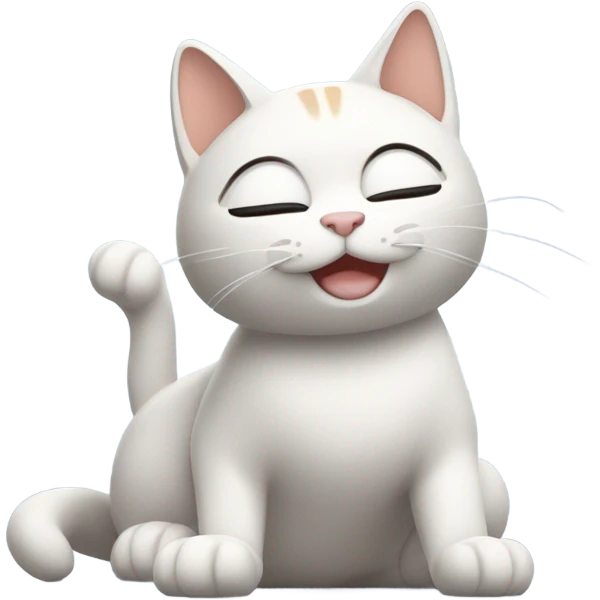 Cat giving massage  emoji