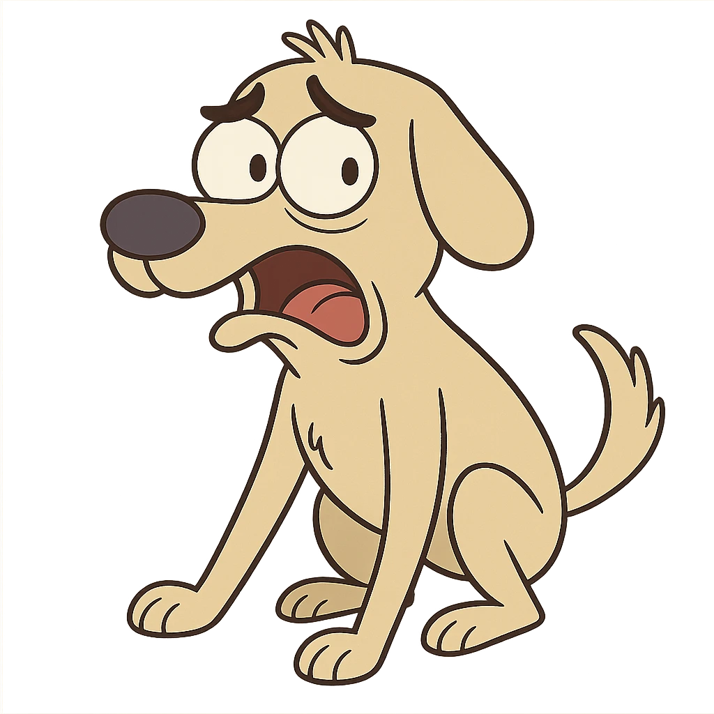 beige dog emoji