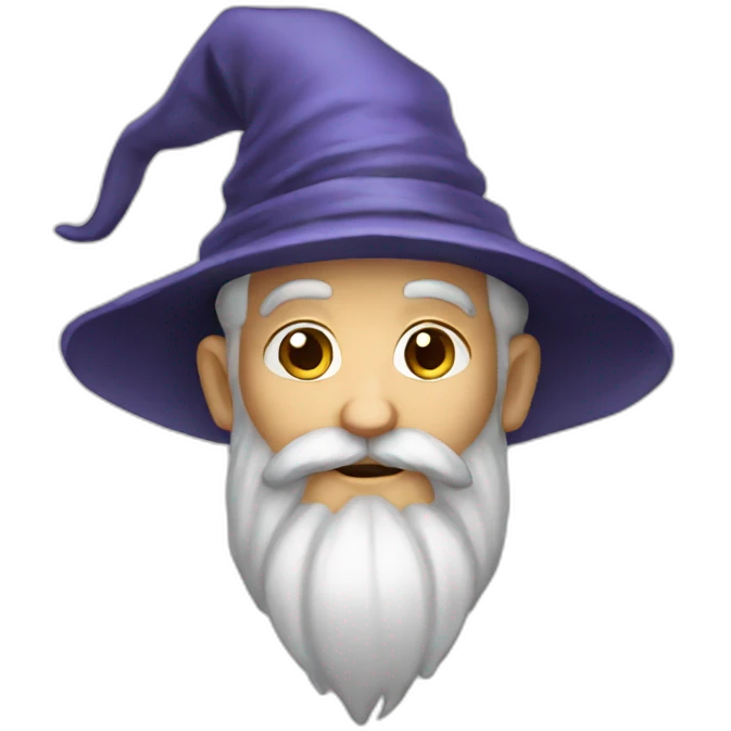 cute old wizard emoji