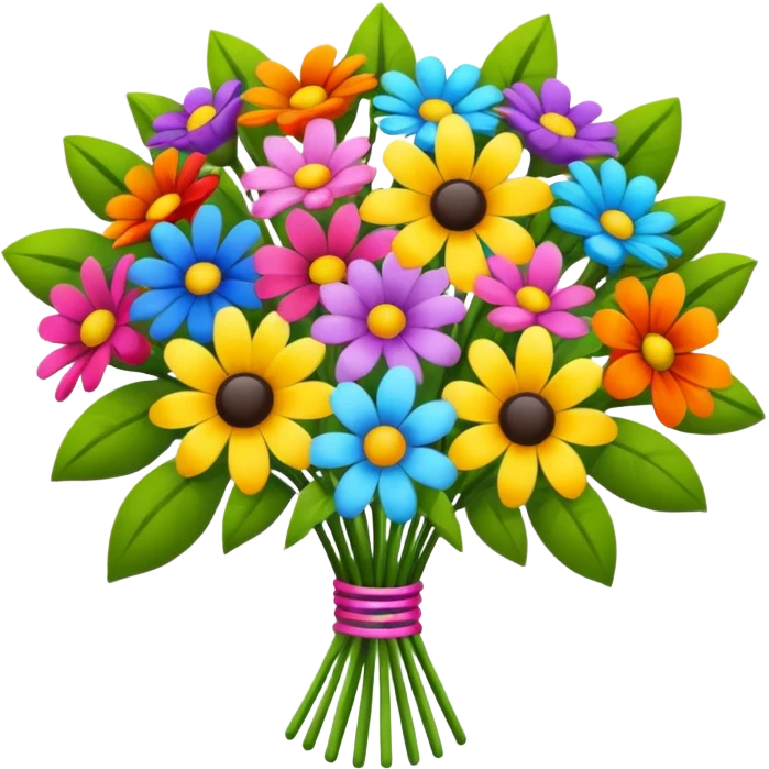 Sublime bouquet de fleurs  emoji