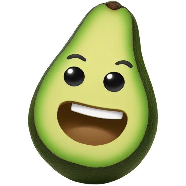 avocado takes pictures emoji