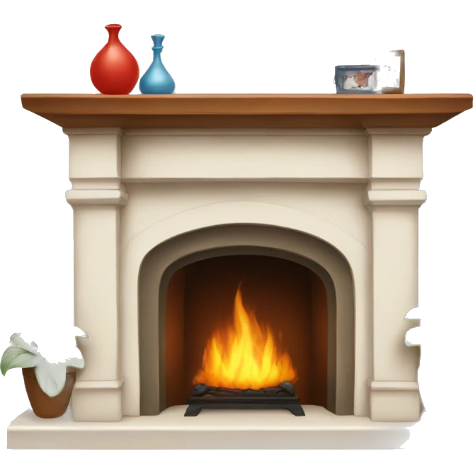 fireplace mantle emoji