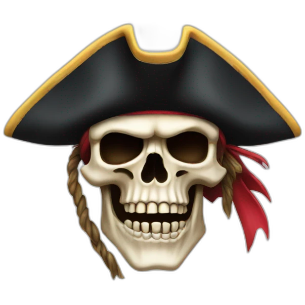 pirate skull emoji