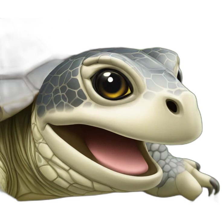 Tortue sur loutre emoji