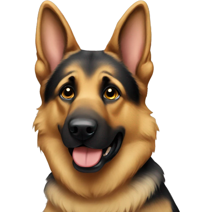 German shepherd emoji