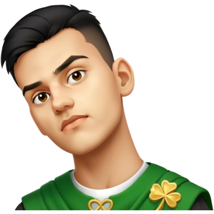 Wearing a Green Kilt emoji