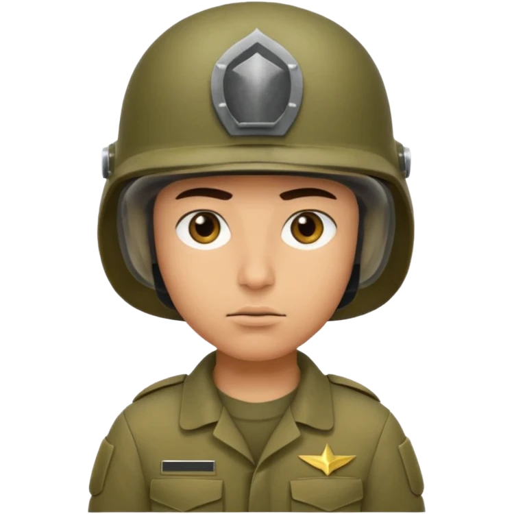 Quiero un soldado con su casco 🪖 emoji