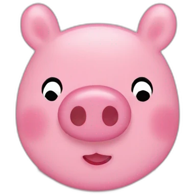 Tiny peppa pig emoji