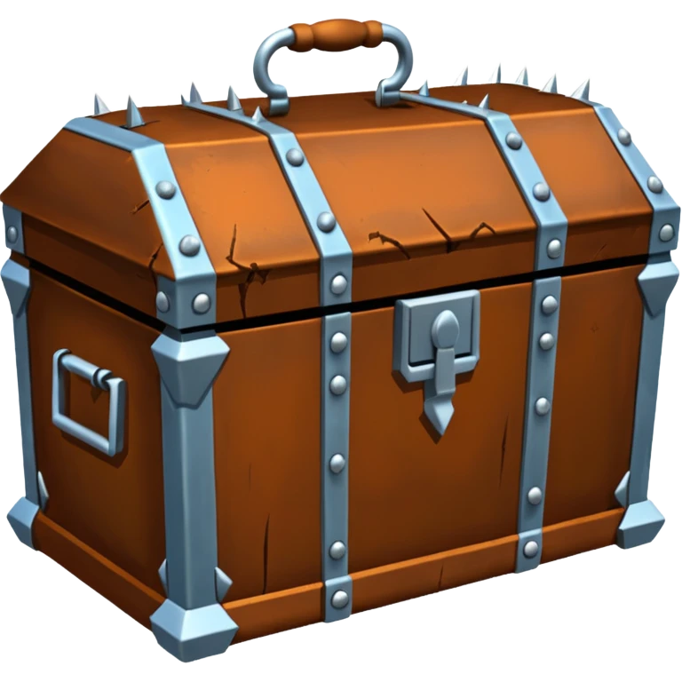 torture device iron maiden casket with spikes inside emoji