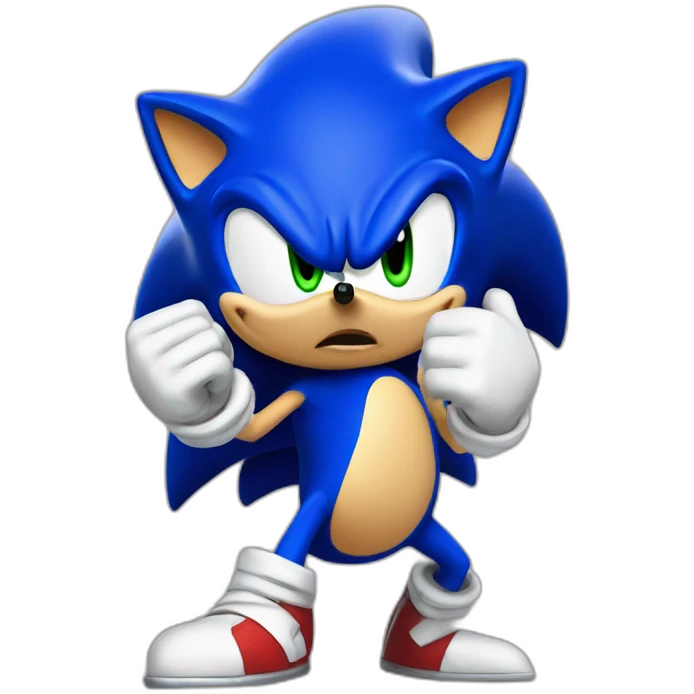 Sonic the gedgehog emoji