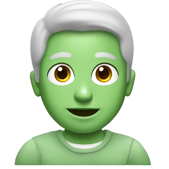 Sage green MacBook laptop emoji