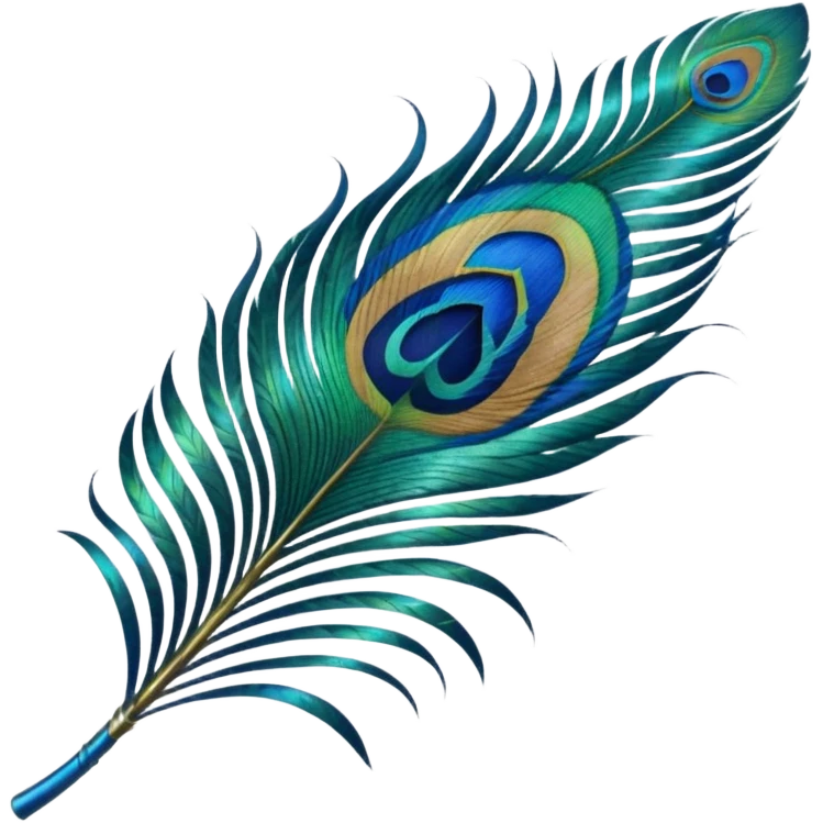 Peacock feather  emoji