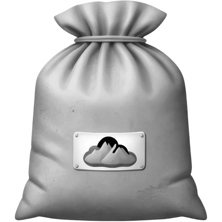 cement powder bag emoji