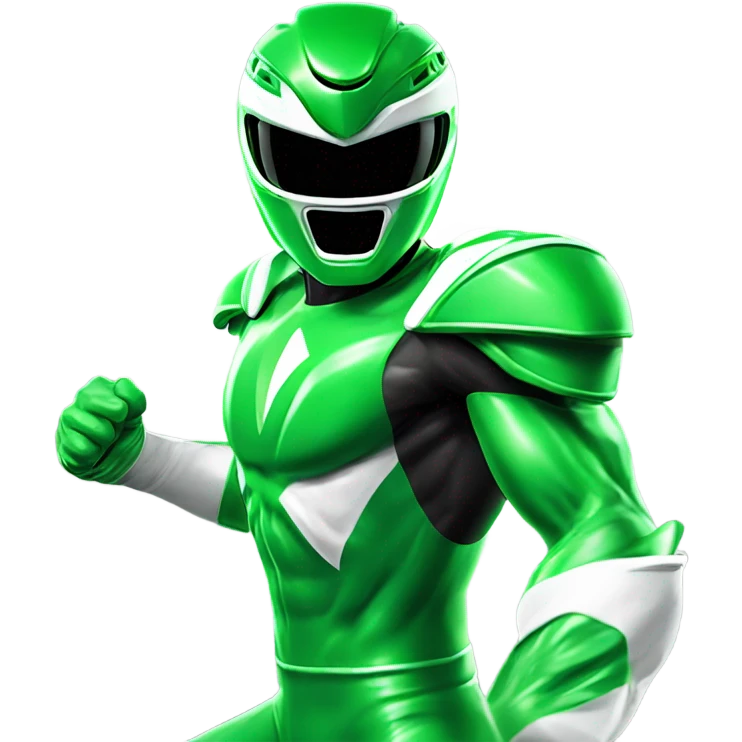 Power rangers Green emoji