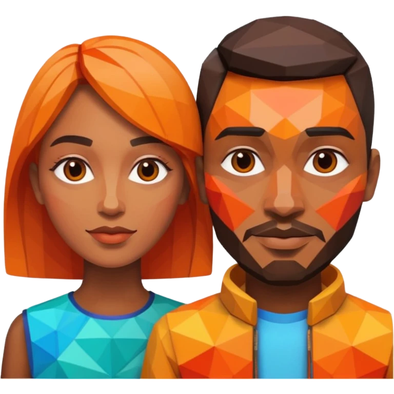 marriage low poly emoji