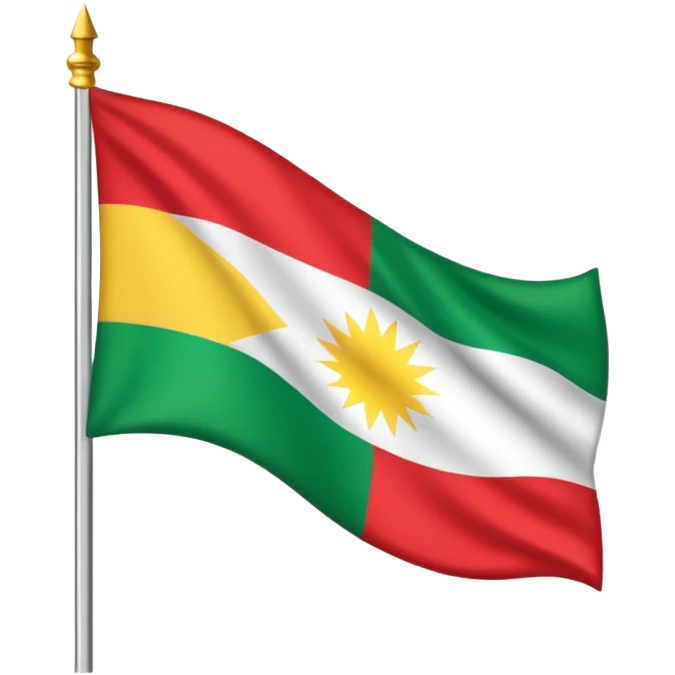 Kurdistan flagged  emoji