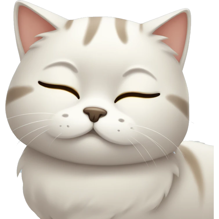 cute cat sleepy emoji