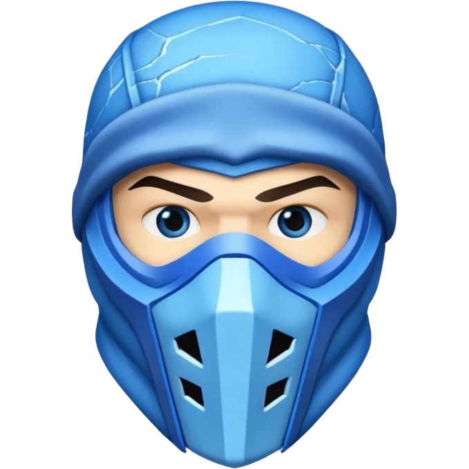 mortal kombat sub zero mask emoji