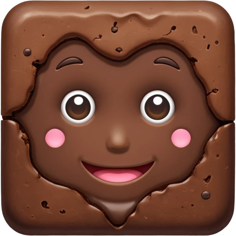 Brownie emoji