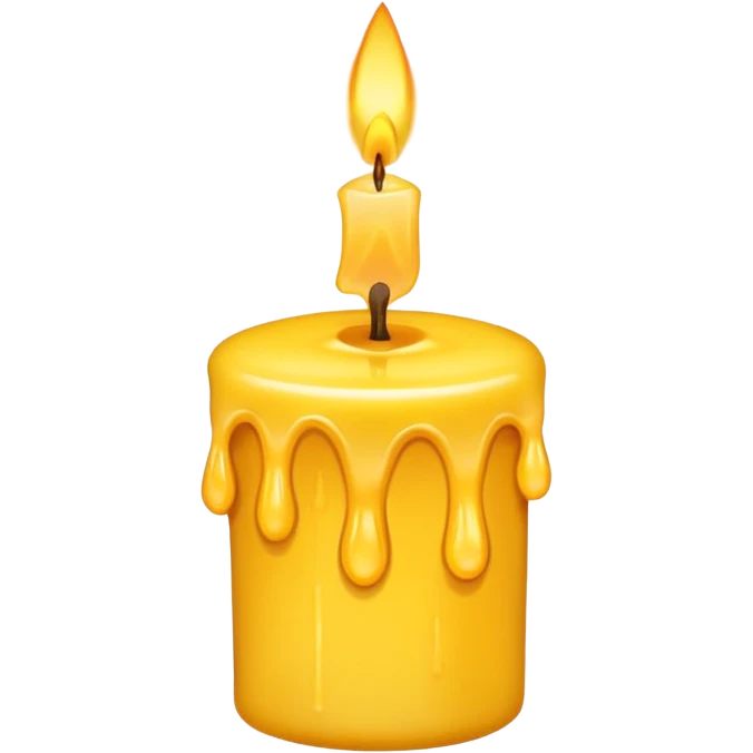 Candle dripping wax emoji