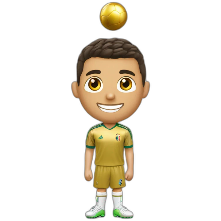 cristiano ronaldo 8 ballons d'or emoji