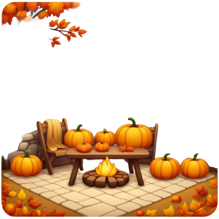 cozy autumn emoji