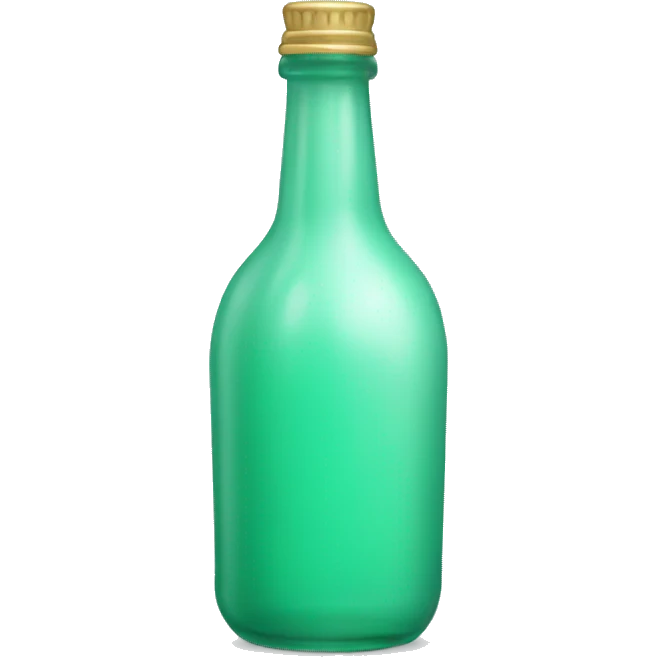 mint green bottle  emoji