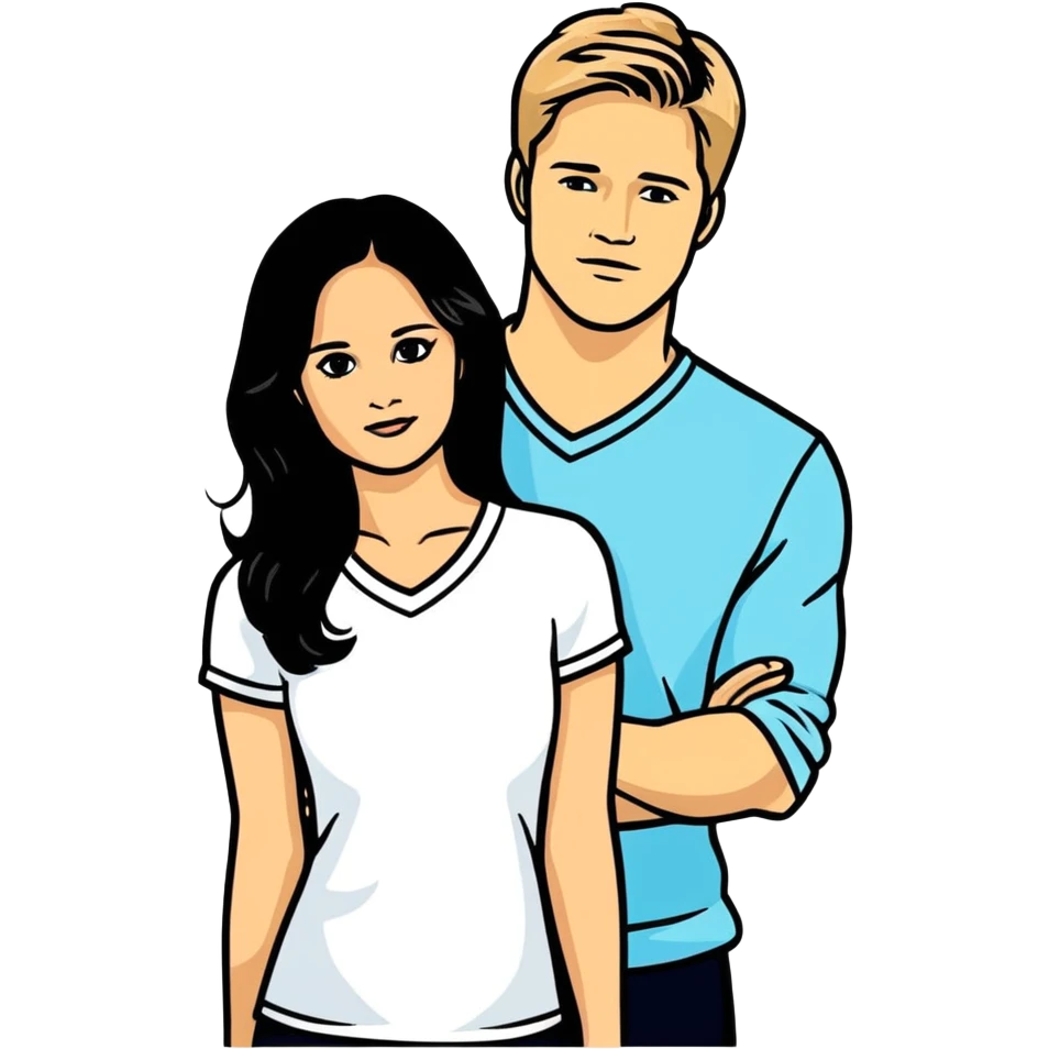 Danica McKellar and Trevor Donovan emoji