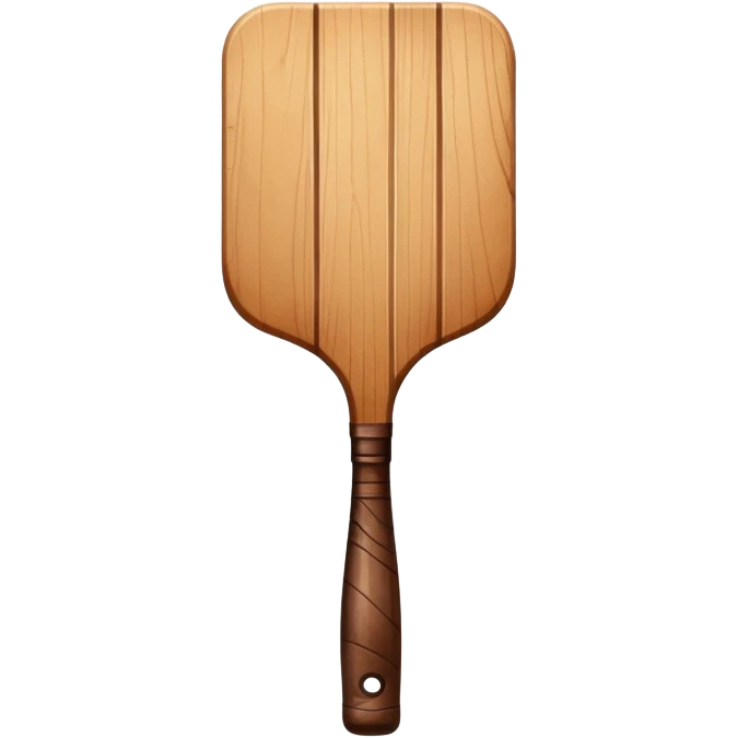 hand holding a paddle emoji