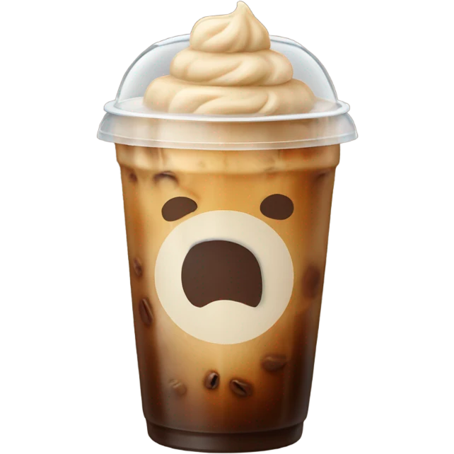 Iced coffee emoji