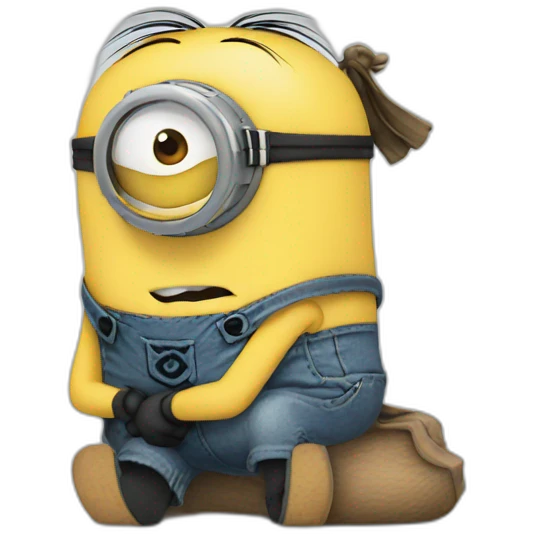 minion tired emoji