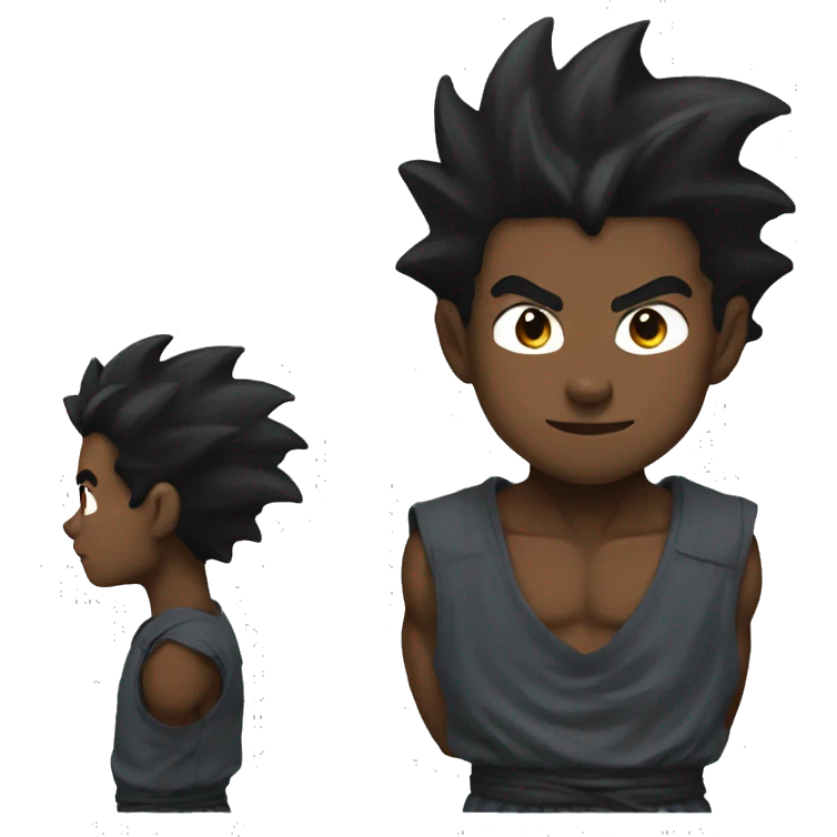 Black Goku emoji