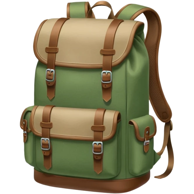 backpack to camping emoji