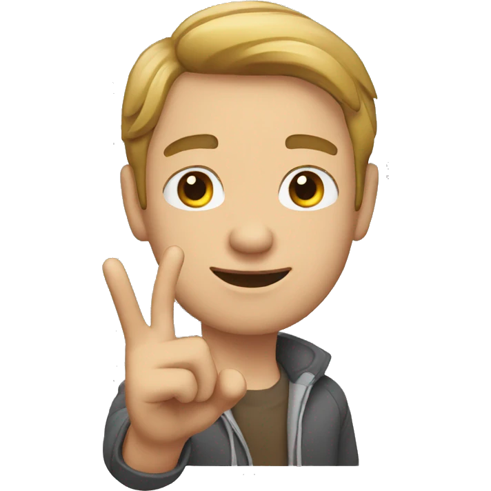 man with hand gestures emoji