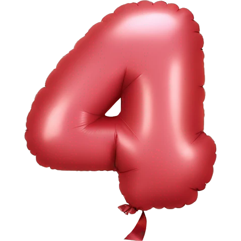 number-1-shaped-balloon emoji